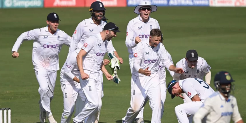 England claims a thrilling victory over India in the Hyderabad Test