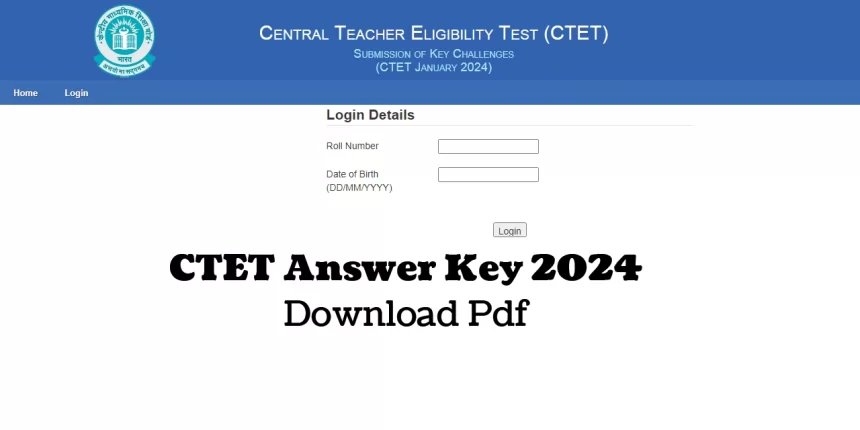 CTET Answer Key 2024