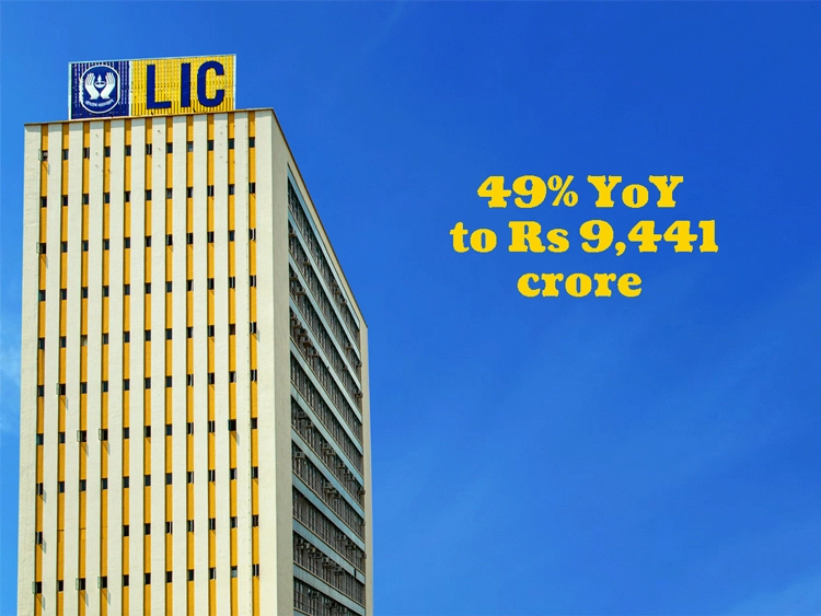 LIC Share jumps 5.82 percent following Q3 results