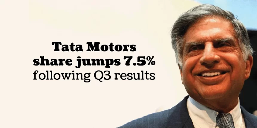 Tata Motors share profit Q3 results news